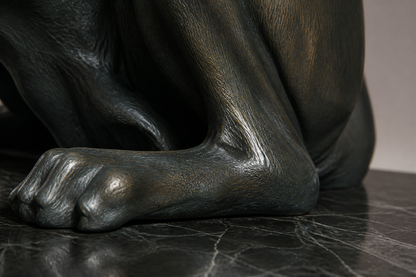 Nemora — Bronze on marble sculpture by 1-OPH