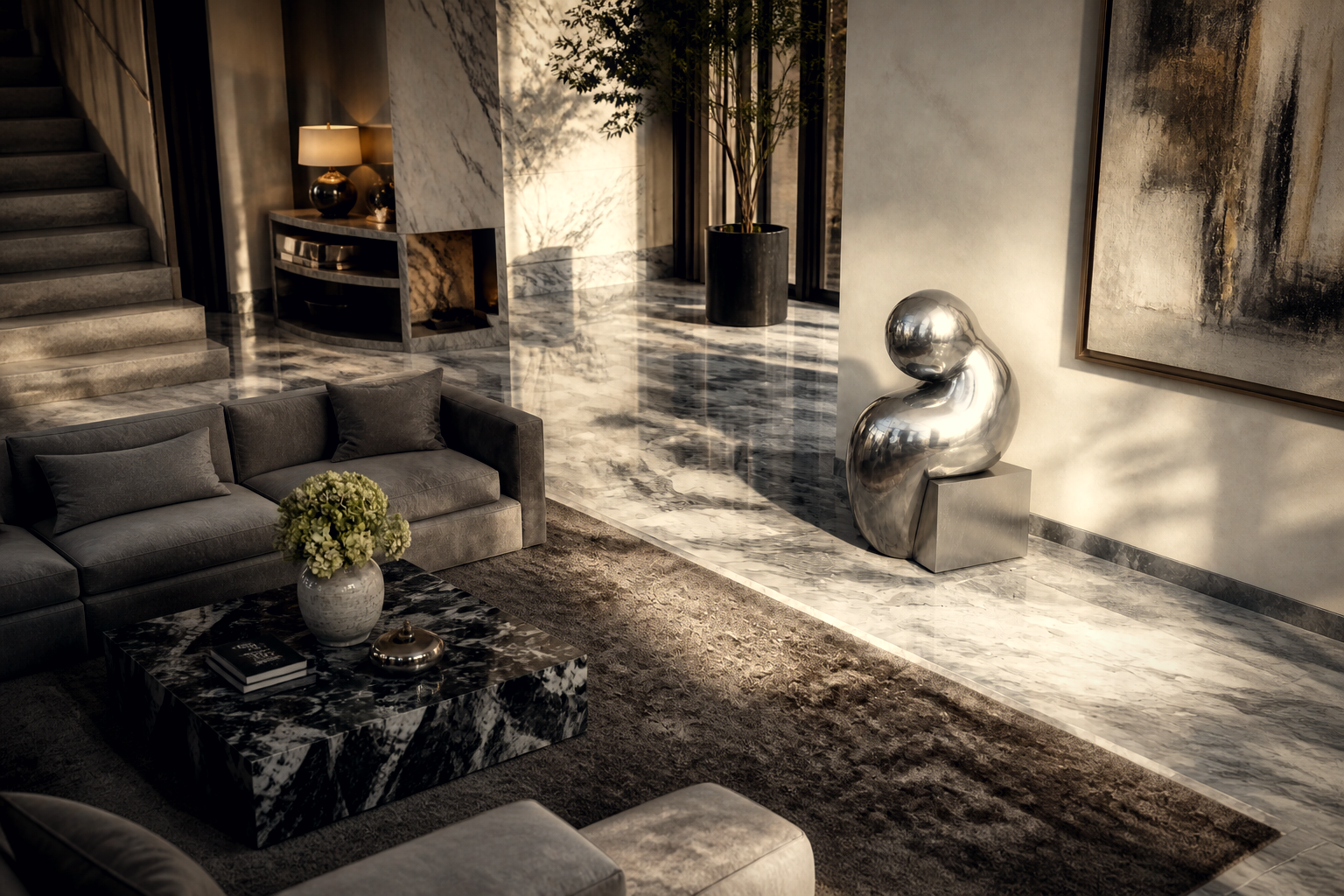Austral — Stainless steel sculpture by 1-OPH