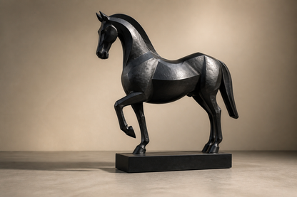 Radica — Bronze on stone sculpture by 1-OPH