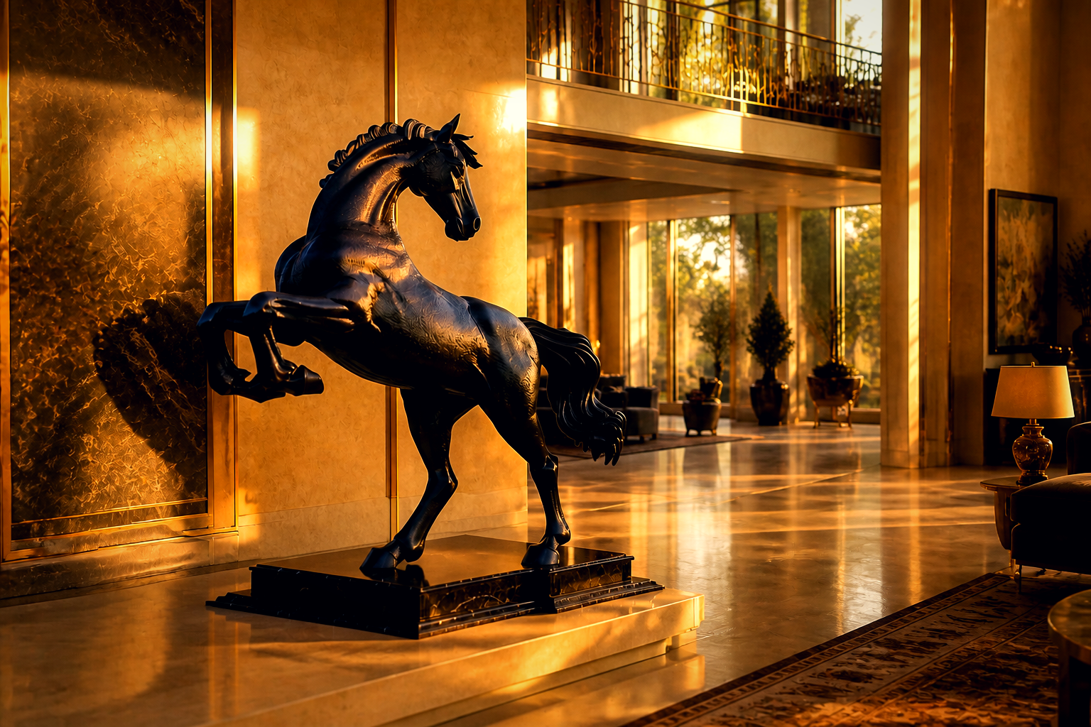 Follaje — Bronze on marble sculpture by 1-OPH