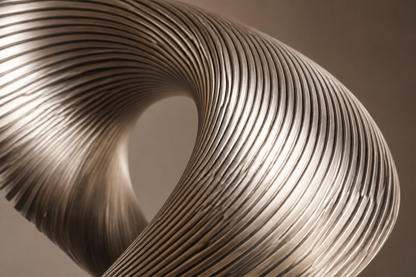 Tarazed — Stainless steel on Nero Marquina marble sculpture by 1-OPH