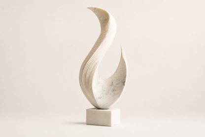 Alcornal — Marble sculpture by 1-OPH