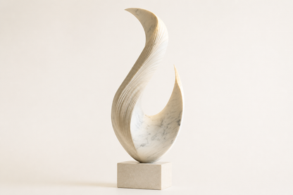Alcornal — Marble sculpture by 1-OPH