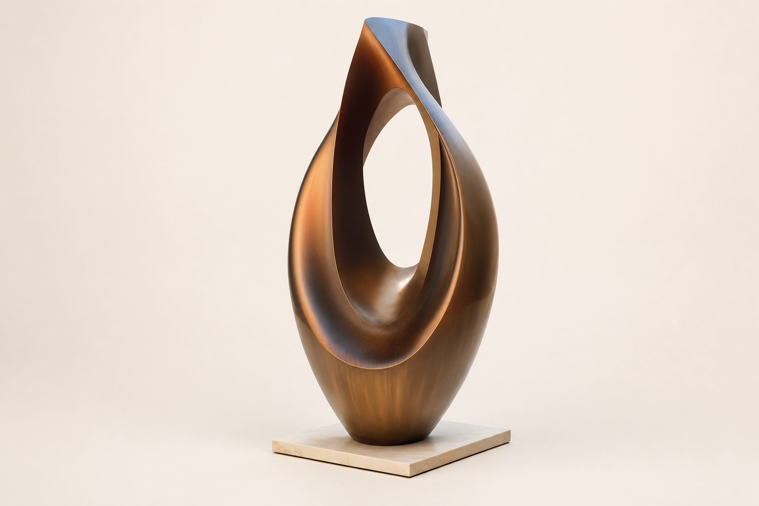 Phecda — Bronze on marble sculpture by 1-OPH