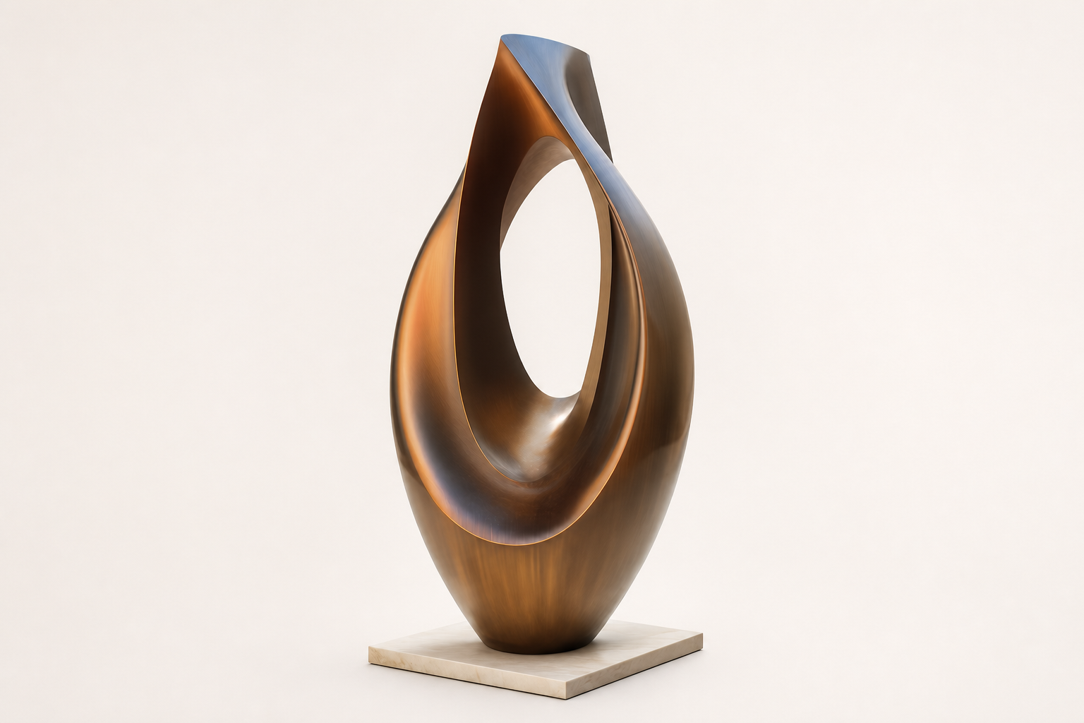 Phecda — Bronze on marble sculpture by 1-OPH