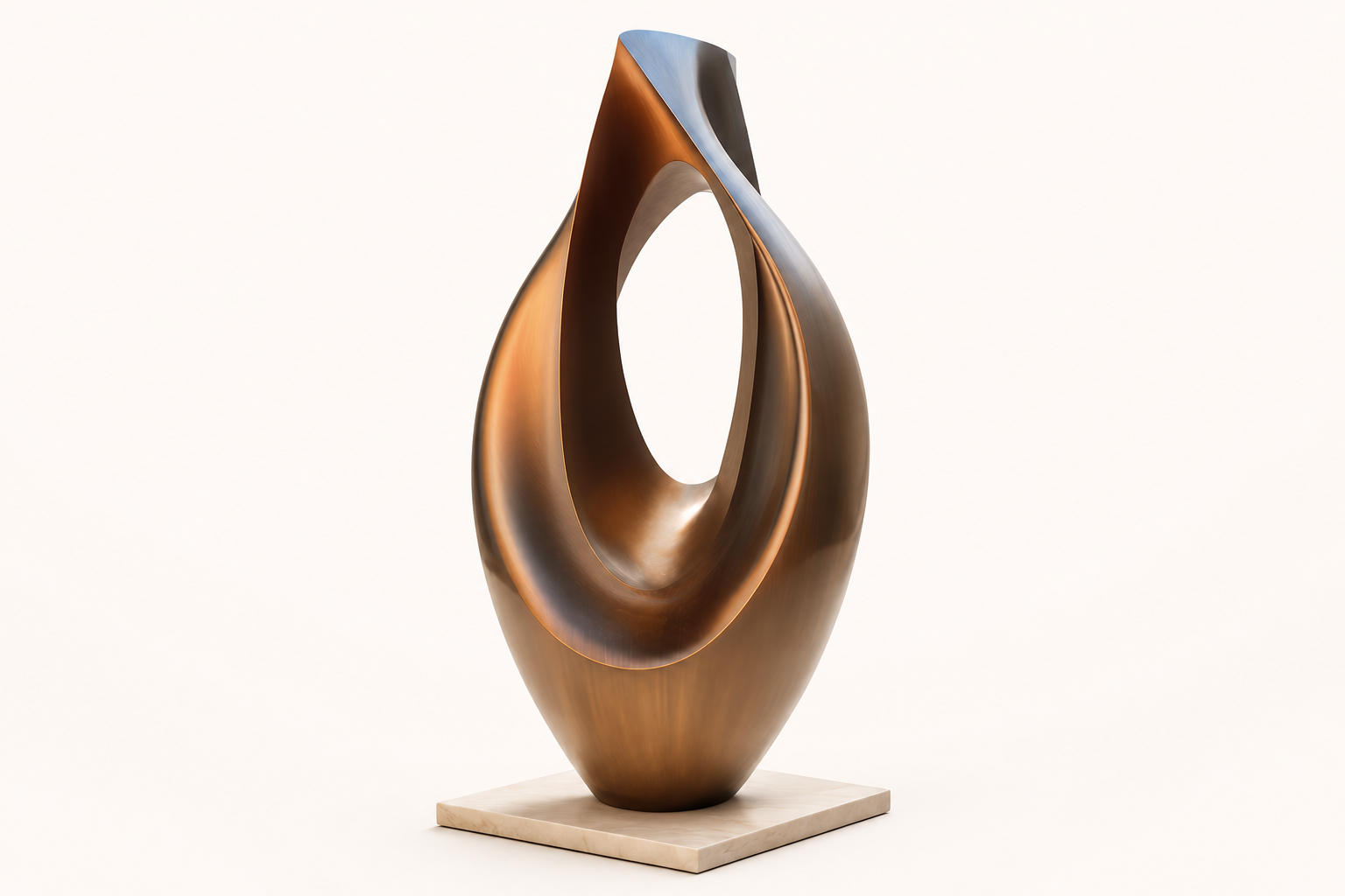 Phecda — Bronze on marble sculpture by 1-OPH