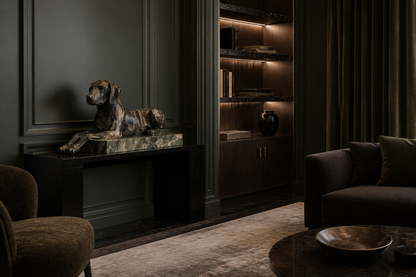 Robledal — Marble sculpture by 1-OPH