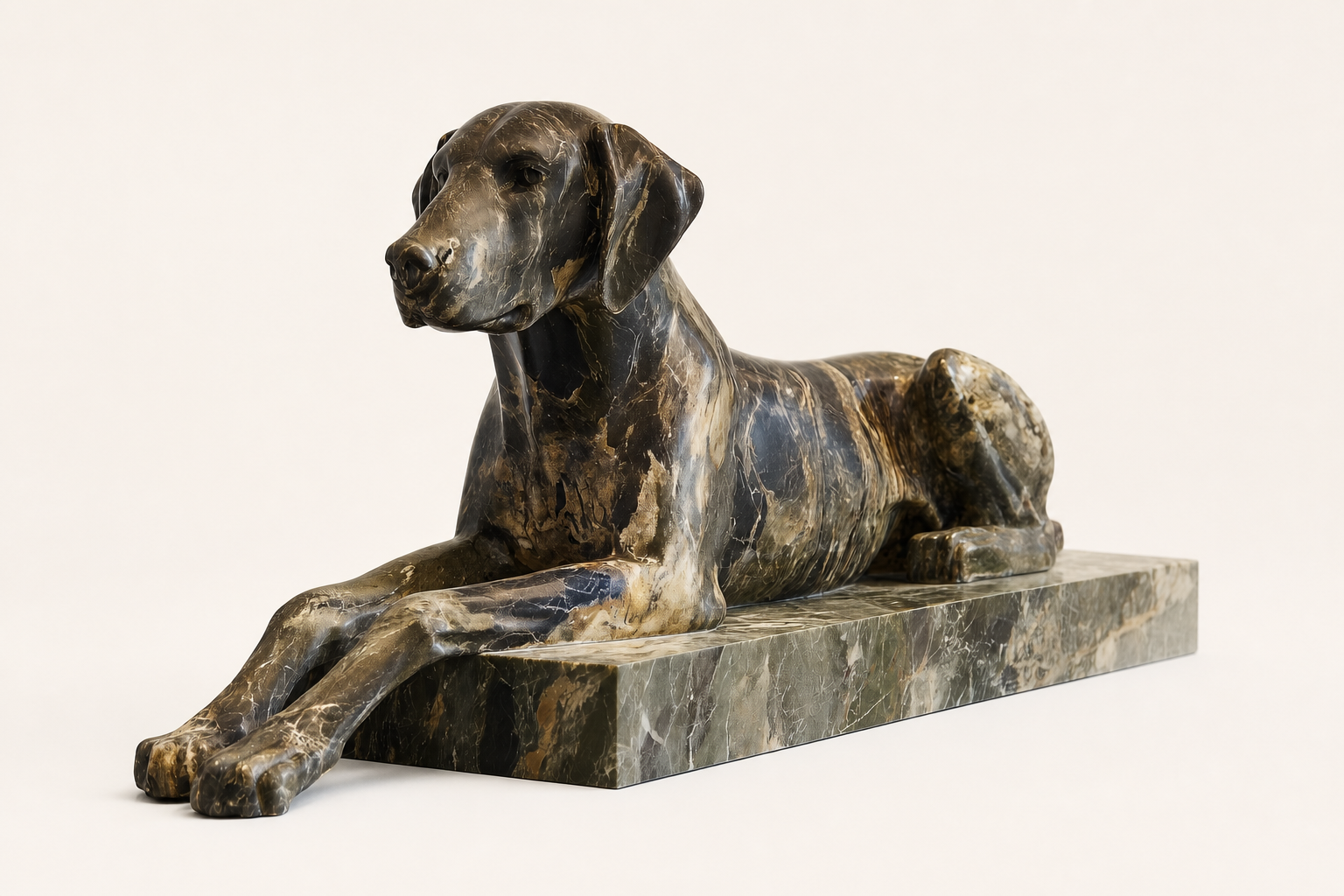 Robledal — Marble sculpture by 1-OPH