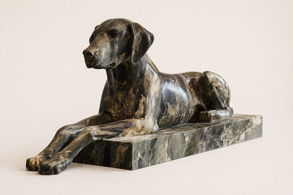 Robledal — Marble sculpture by 1-OPH