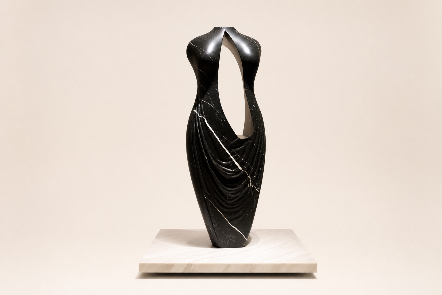 Aplomb — stone sculpture by 1-OPH