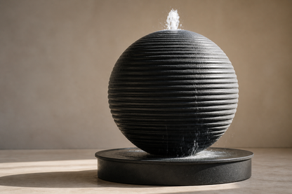 Tsuki — stone sphere fountain by 1-OPH