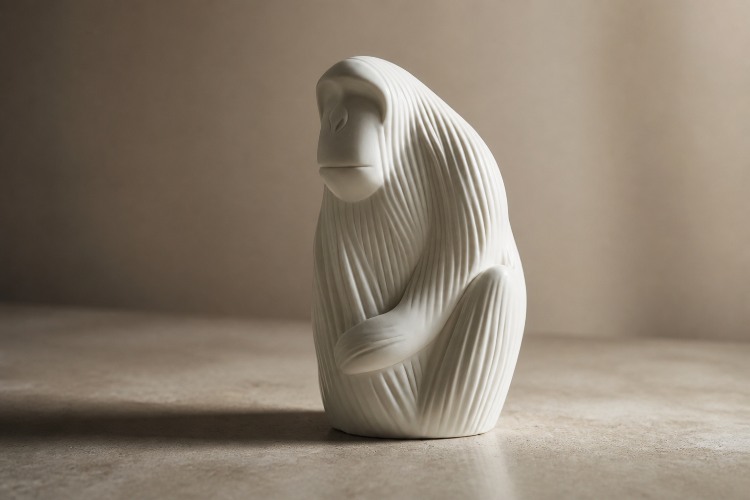 Savana — Marble sculpture by 1-OPH