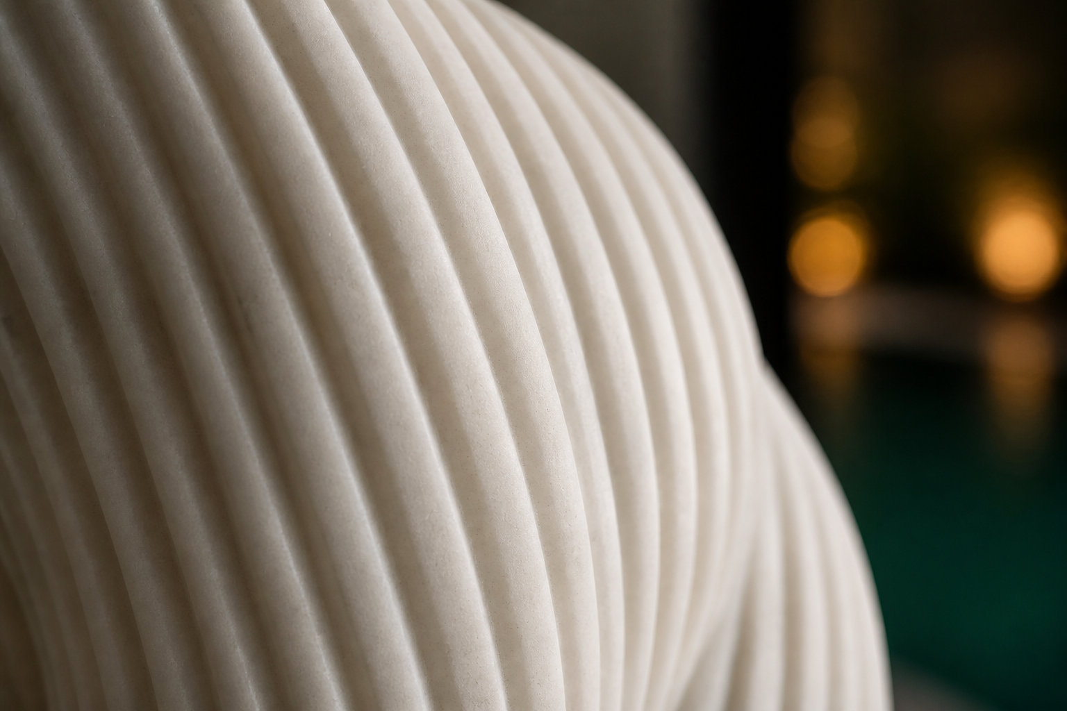 Savana — Marble sculpture by 1-OPH