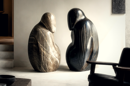 Estepa — Marble sculpture by 1-OPH