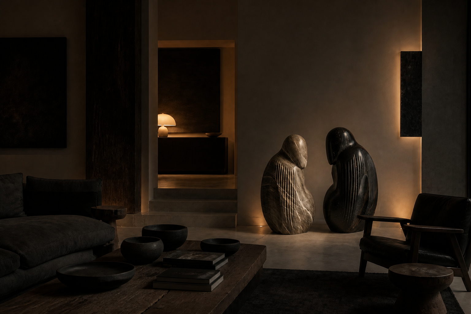 Estepa — Marble sculpture by 1-OPH