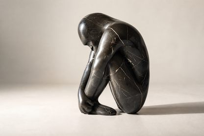 Torsione — stone sculpture by 1-OPH