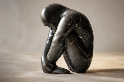 Torsione — stone sculpture by 1-OPH
