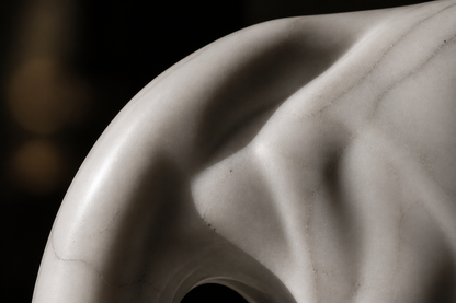Pampa — Marble sculpture by 1-OPH