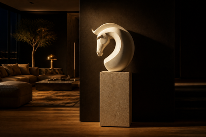 Sabana — Limestone sculpture by 1-OPH