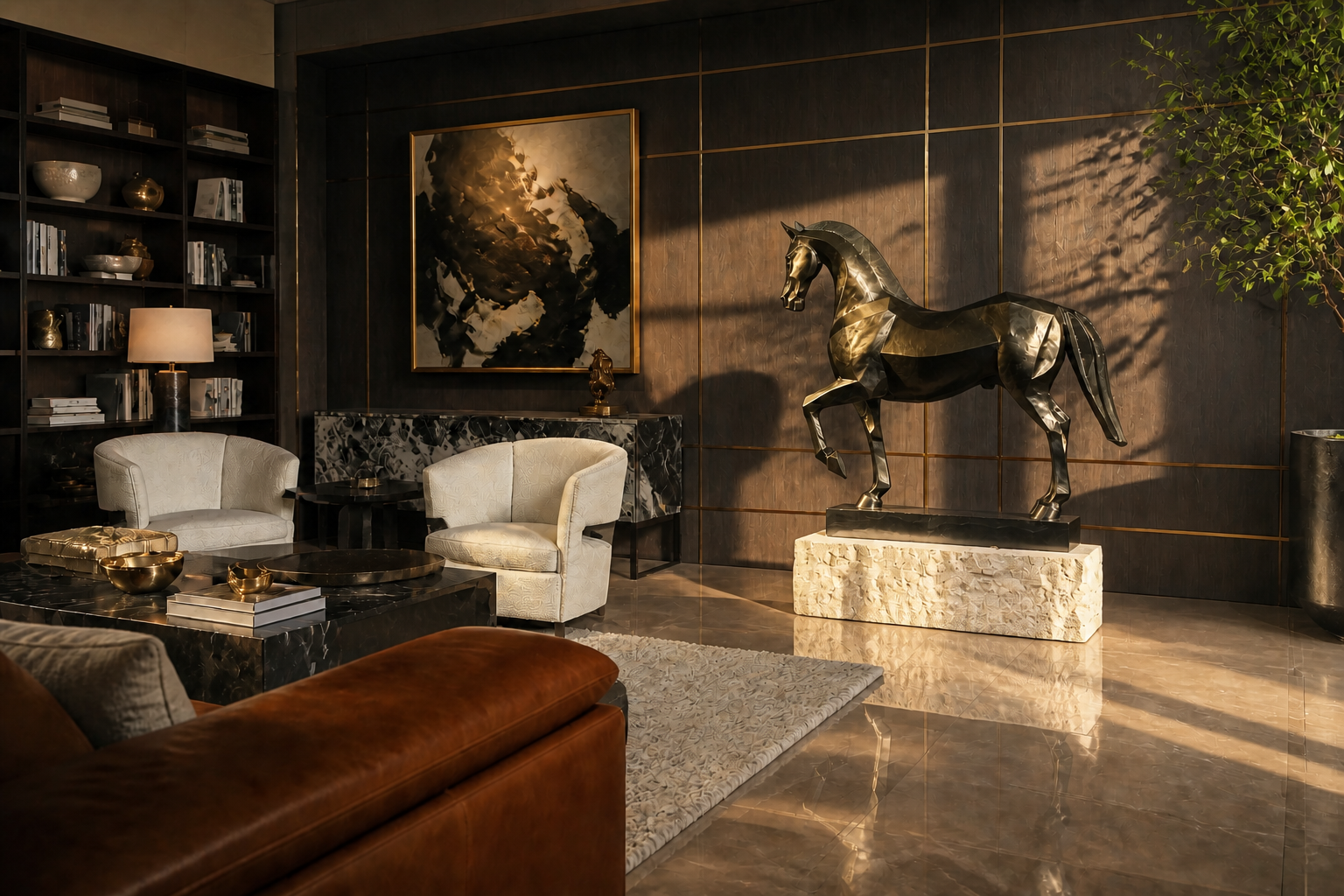 Monte — Bronze sculpture by 1-OPH