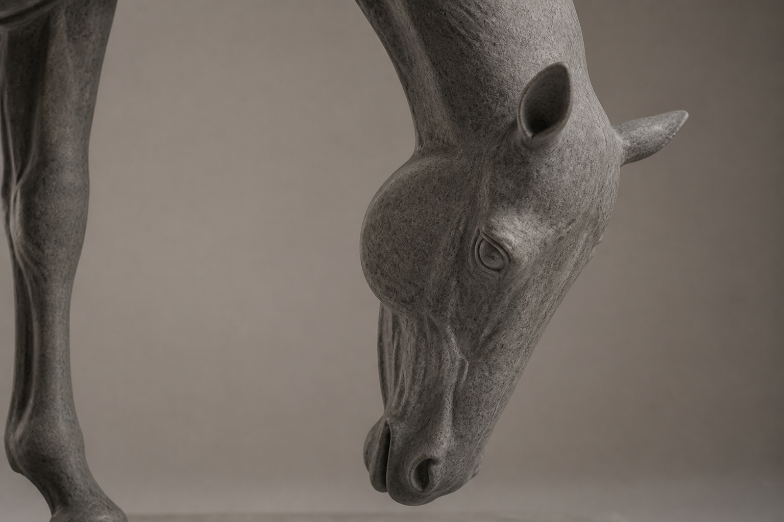 Prado — Marble sculpture by 1-OPH