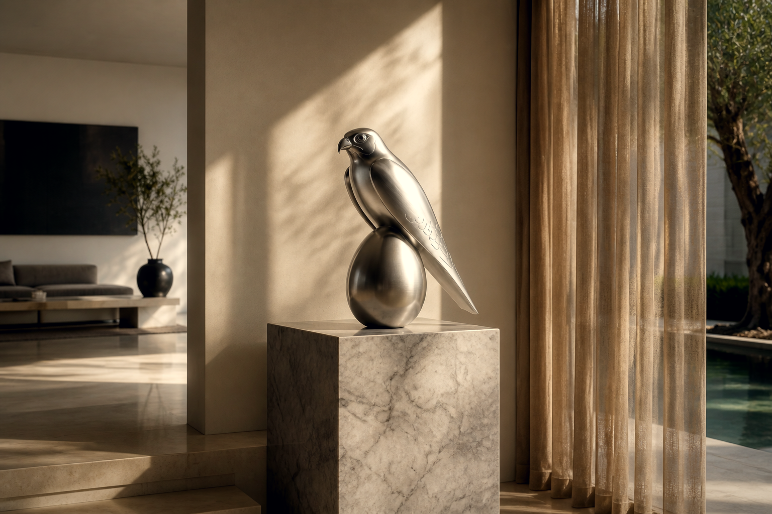 Cañada — Stainless steel sculpture by 1-OPH