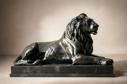Salar — Black marble sculpture by 1-OPH