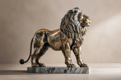 Nevado — Bronze on marble sculpture by 1-OPH