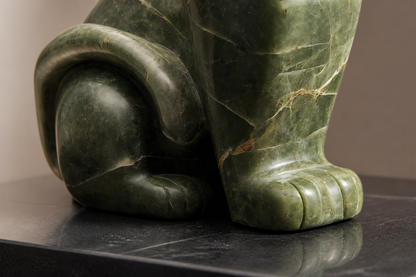 Paramo — Green marble on black marble sculpture by 1-OPH
