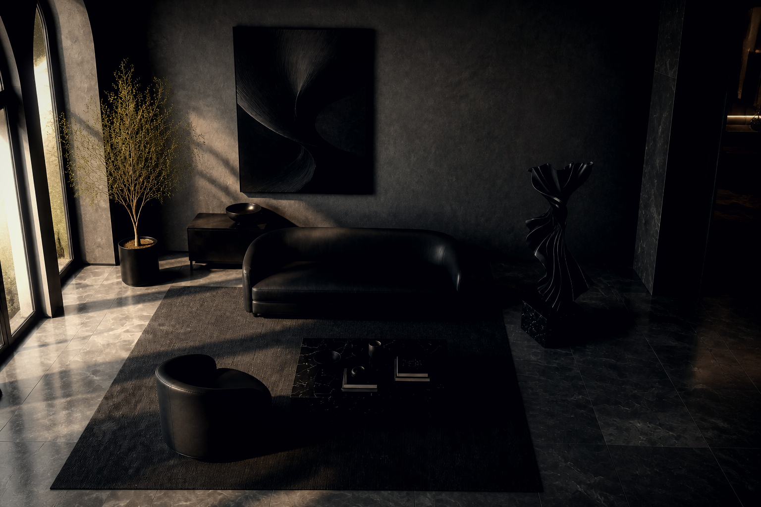 Postura — stone sculpture by 1-OPH