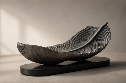 Vale — stone sculptural bench by 1-OPH