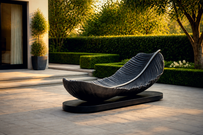 Vale — stone sculptural bench by 1-OPH