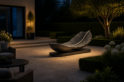 Vale — stone sculptural bench by 1-OPH