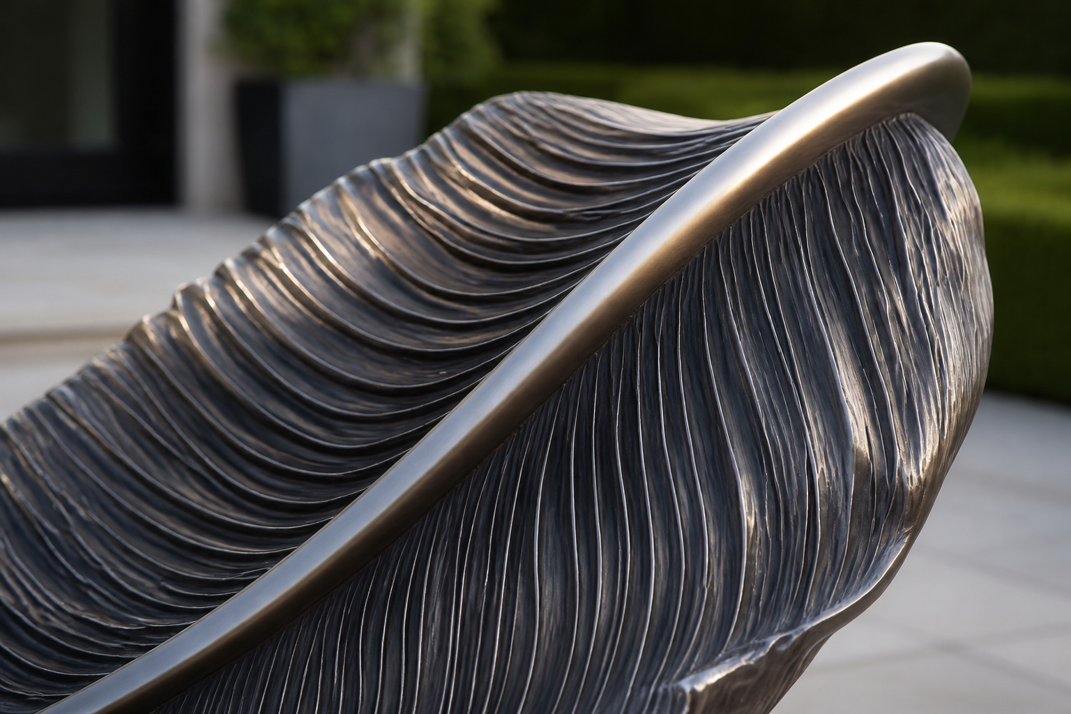 Vale — stone sculptural bench by 1-OPH