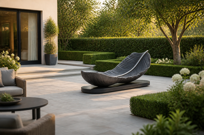 Vale — stone sculptural bench by 1-OPH