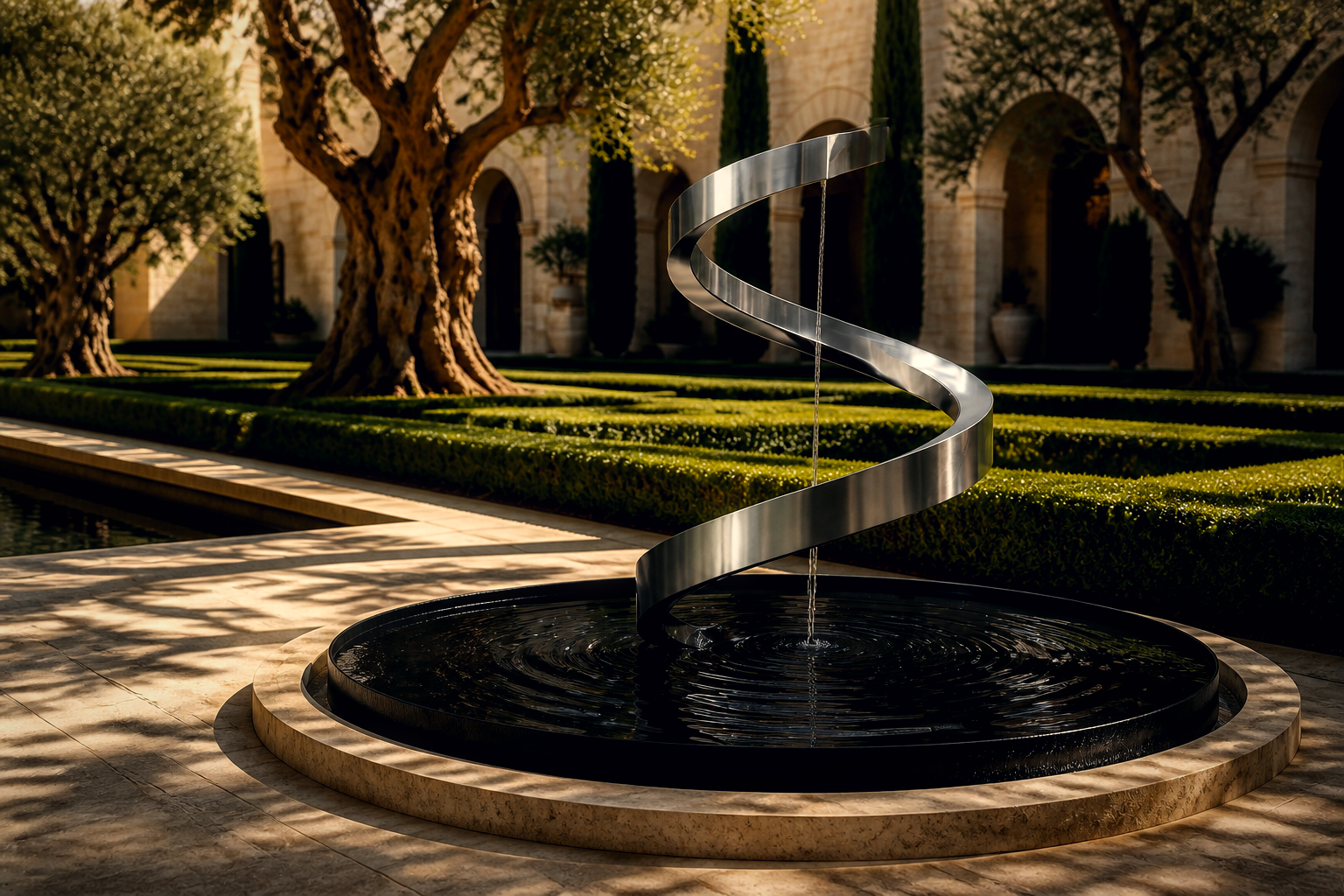 Nami — stone fountain by 1-OPH