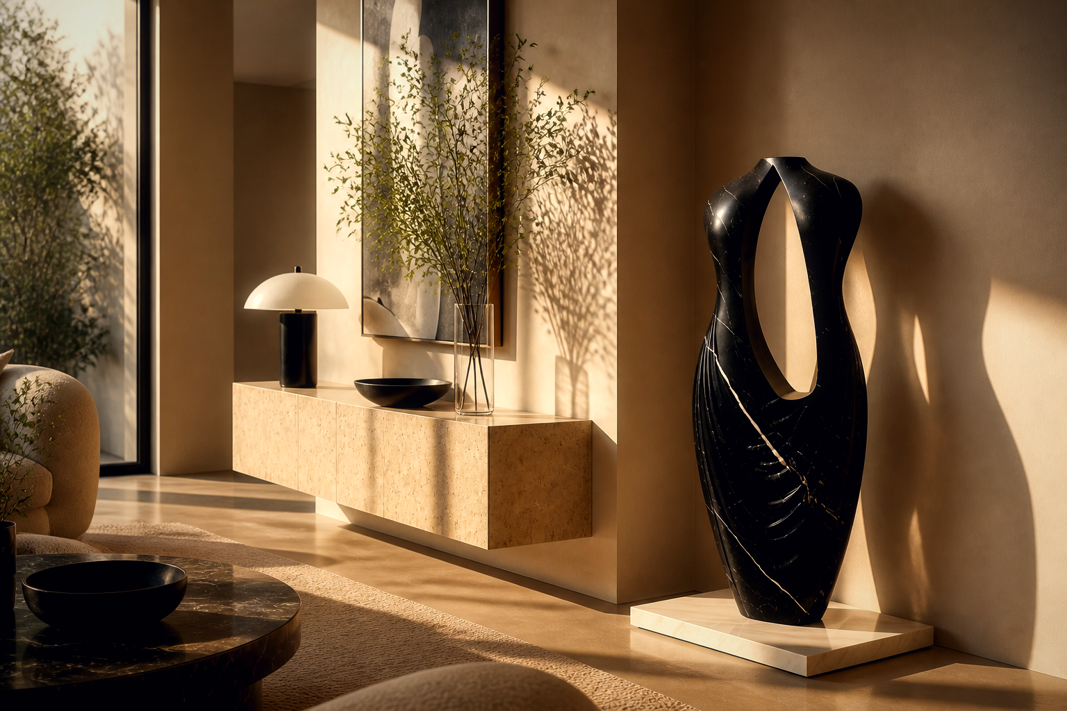 Gesto — stone sculpture by 1-OPH