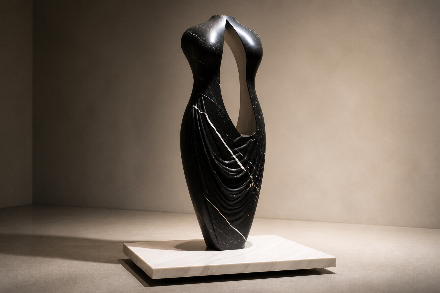 Gesto — stone sculpture by 1-OPH