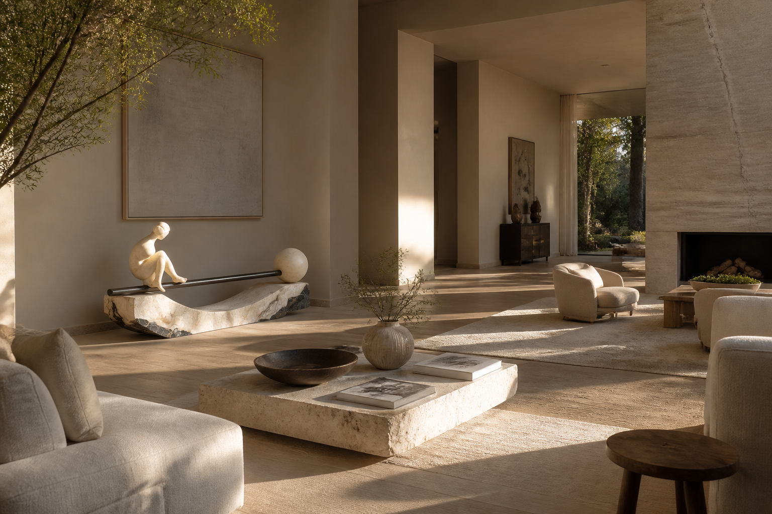 Contra — stone sculpture by 1-OPH