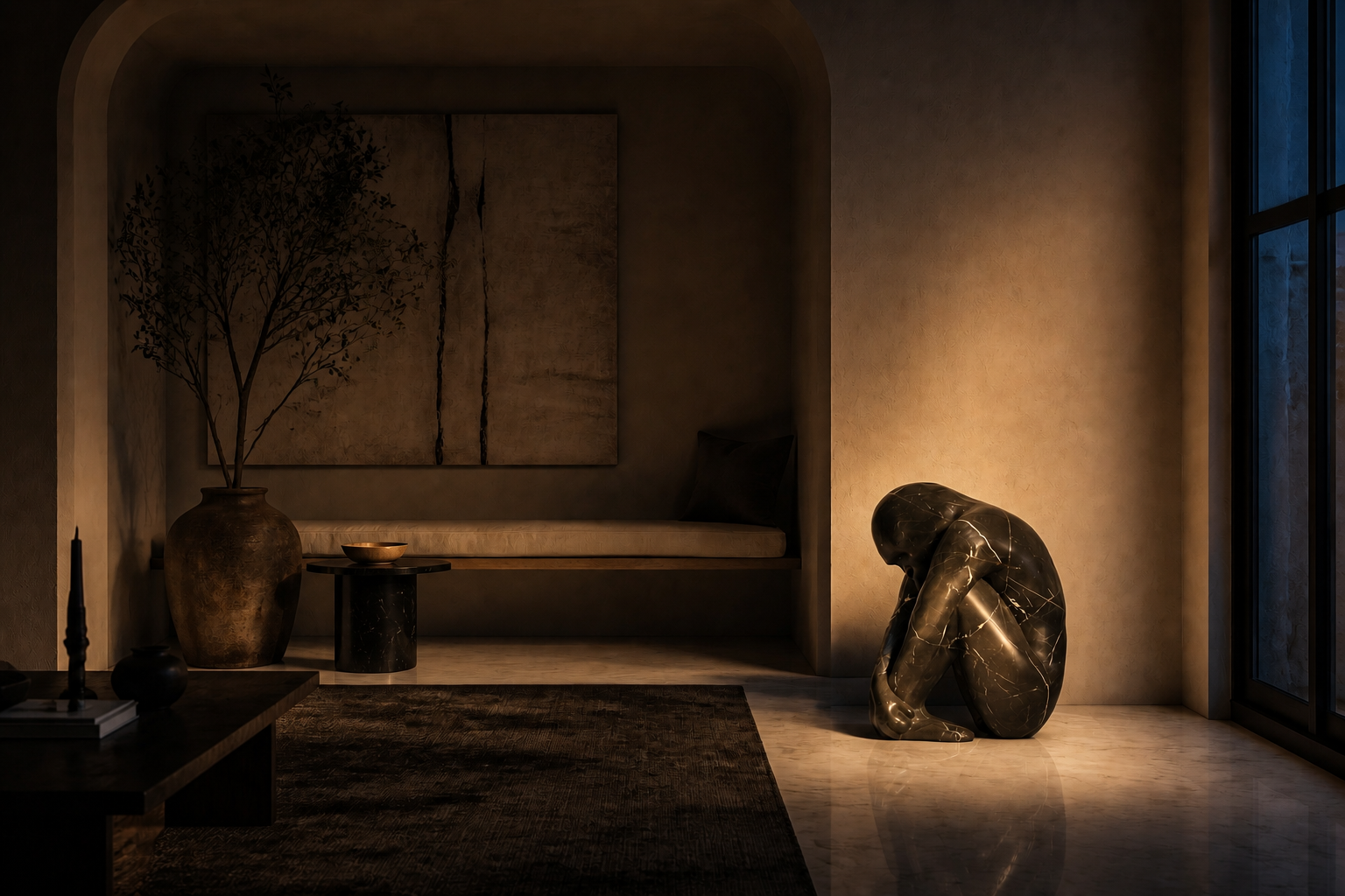 Membra — marble sculpture by 1-OPH