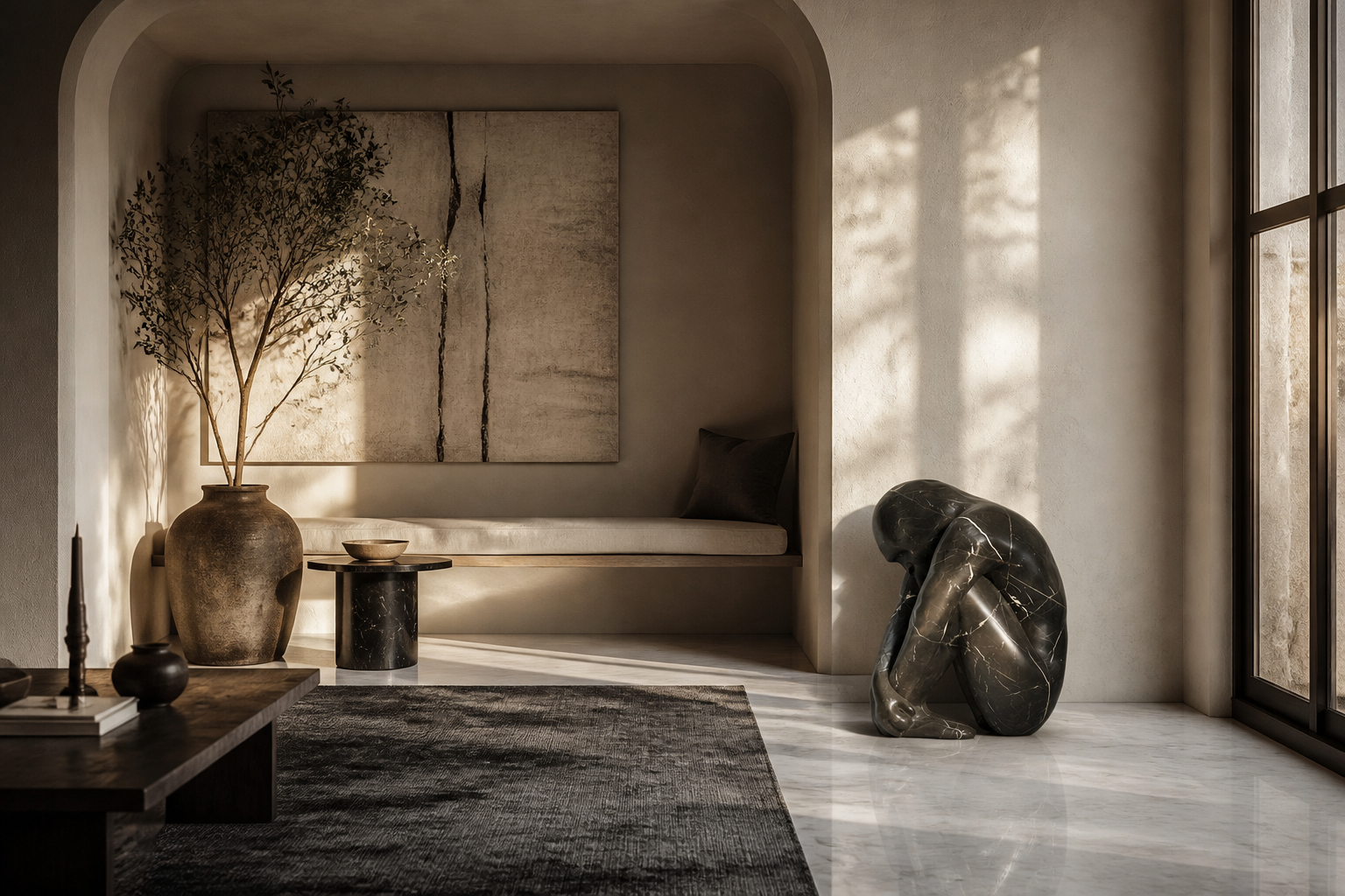 Membra — marble sculpture by 1-OPH