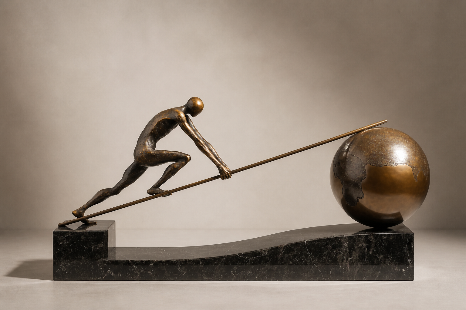 Corpora — stone sculpture by 1-OPH