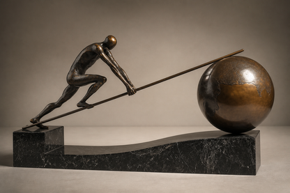 Corpora — stone sculpture by 1-OPH