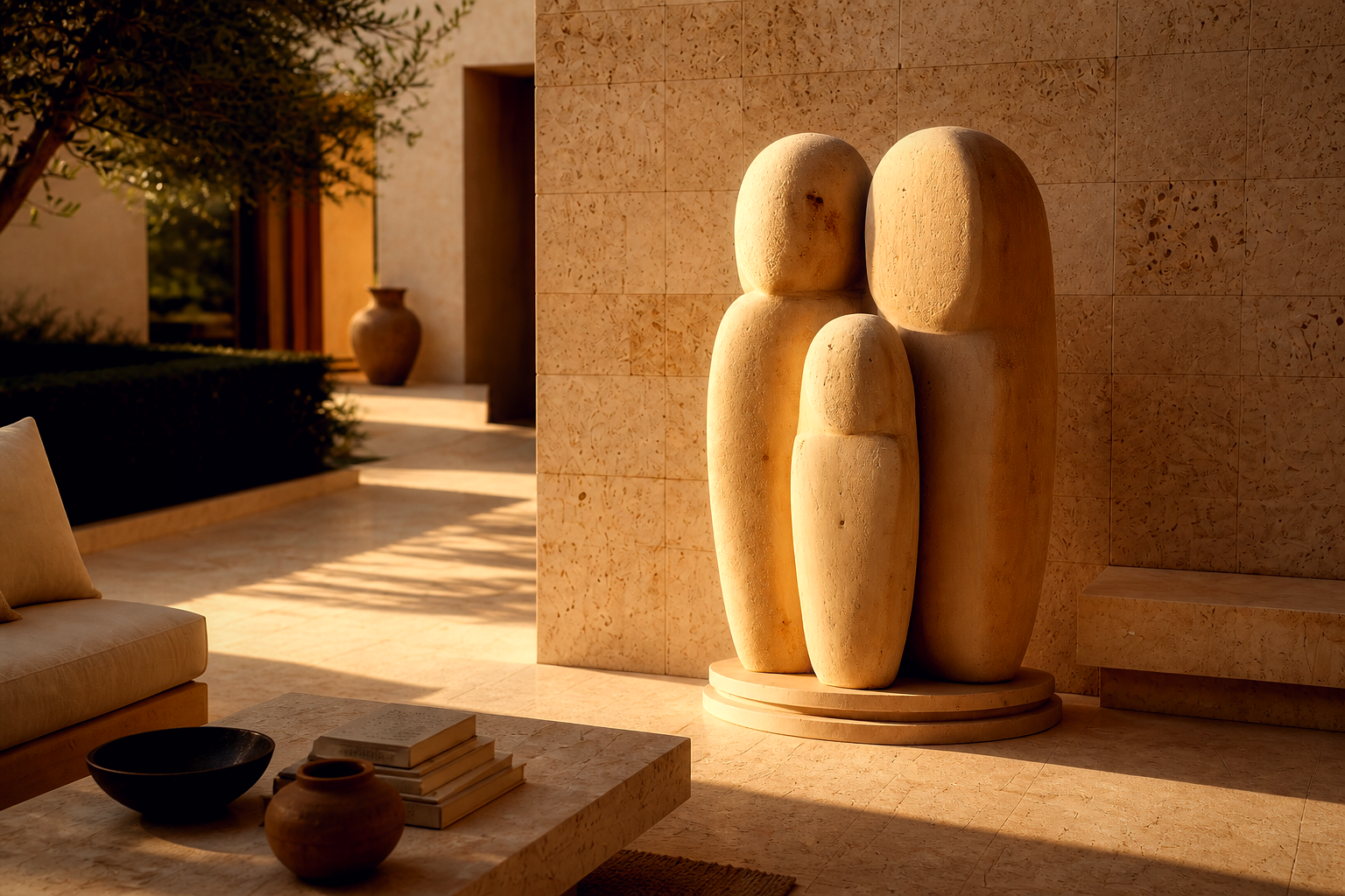 Statura — stone sculpture by 1-OPH
