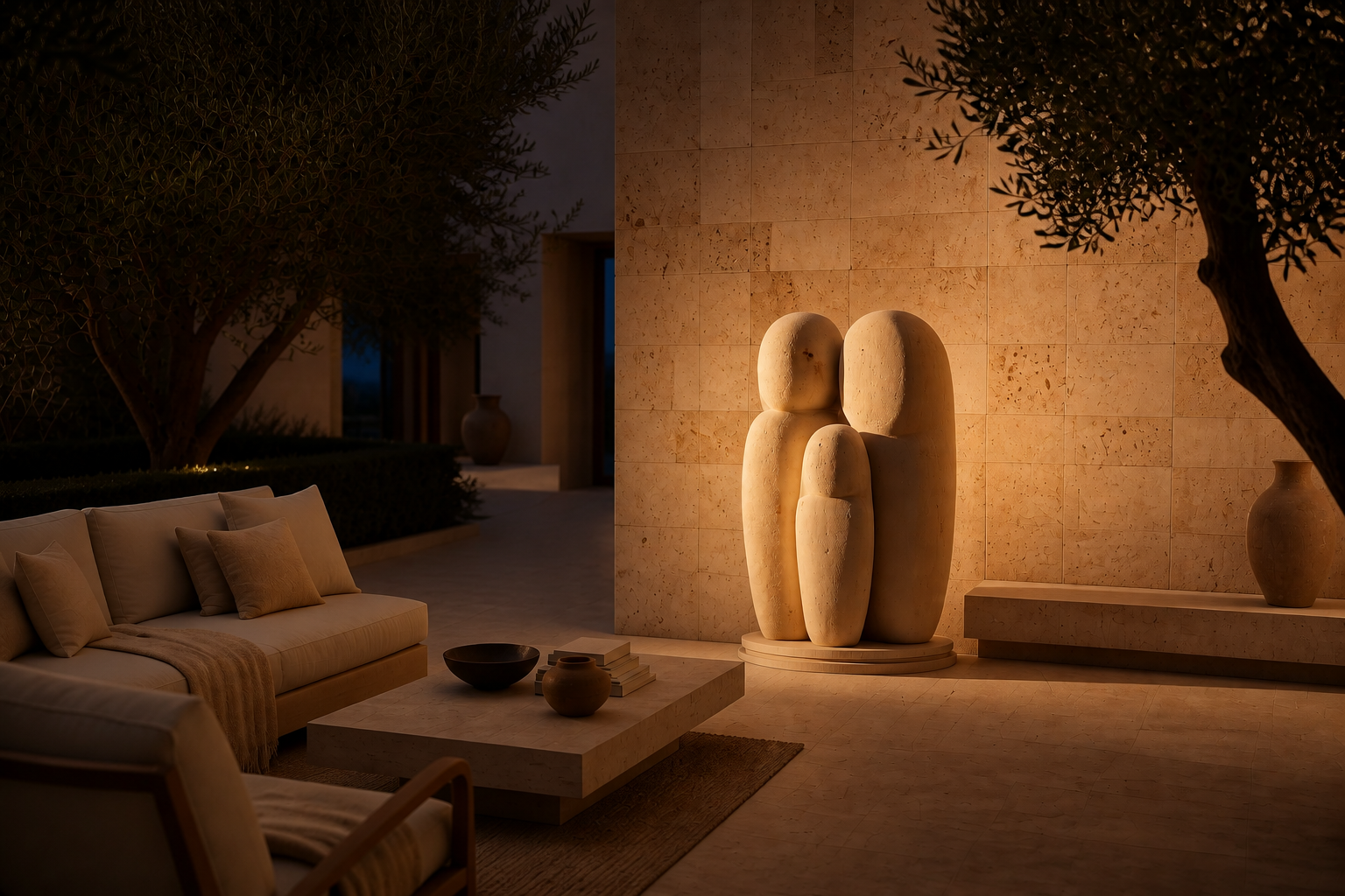 Statura — stone sculpture by 1-OPH
