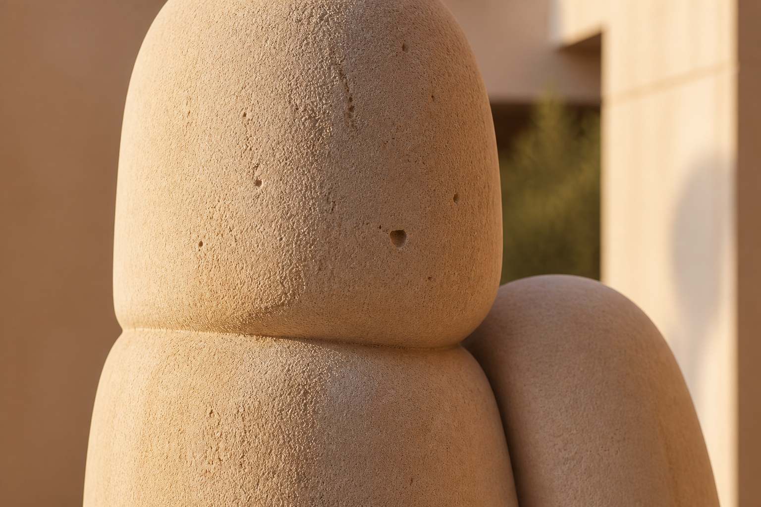 Statura — stone sculpture by 1-OPH
