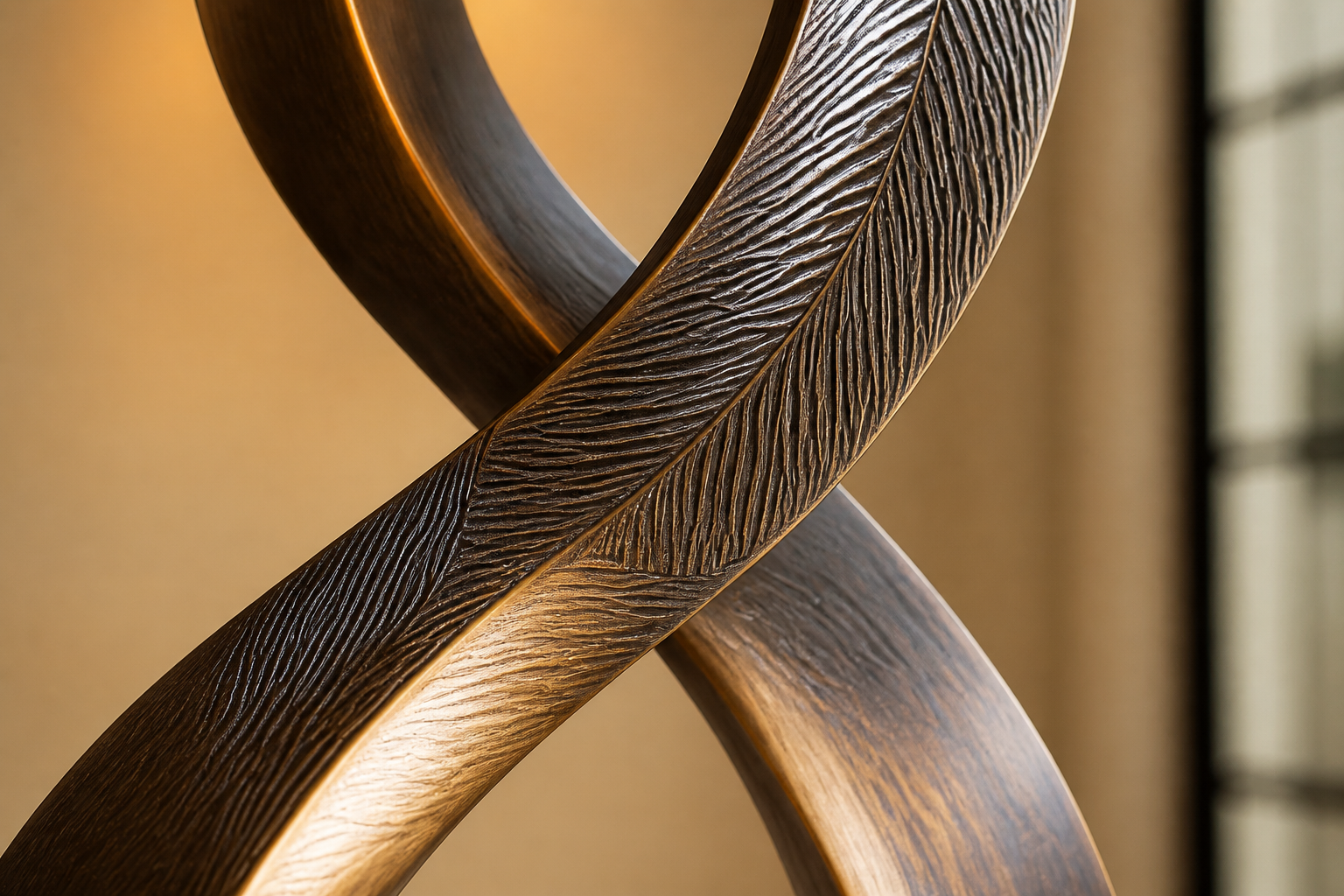 Izar — Bronze on Nero Marquina marble sculpture by 1-OPH