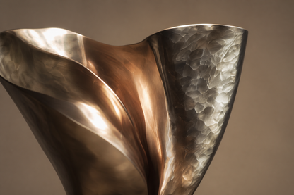Alnair — Bronze on Nero Marquina marble sculpture by 1-OPH