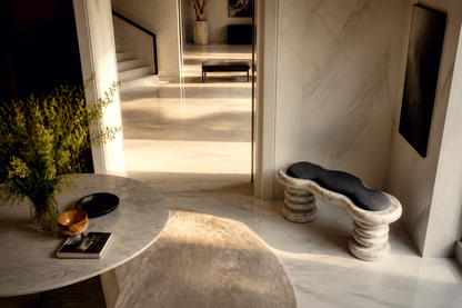 Calma — stone sculptural bench by 1-OPH