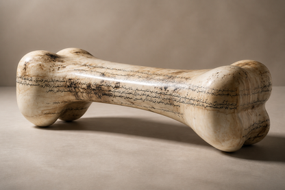 Tregua — marble sculptural bench by 1-OPH